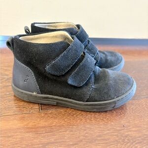 Jacadi Black Ankle Boots with Velcro Straps size 27